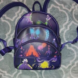 Loungefly Purple Villain Kids Backpack